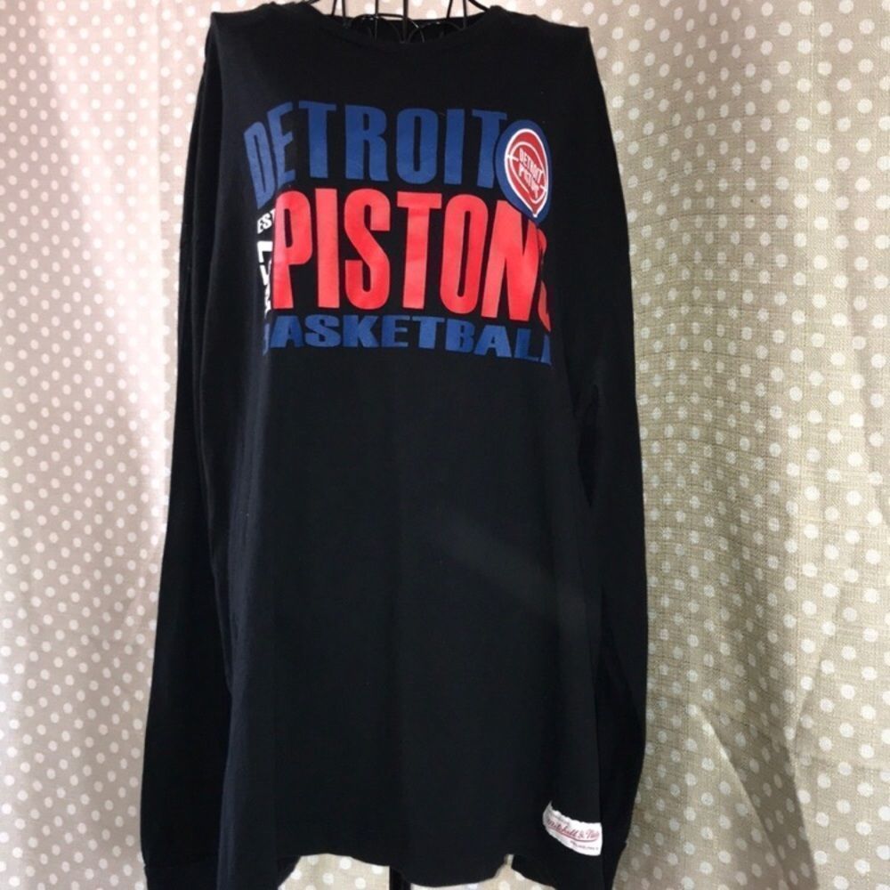 Mitchell and Ness Pistons Shirt